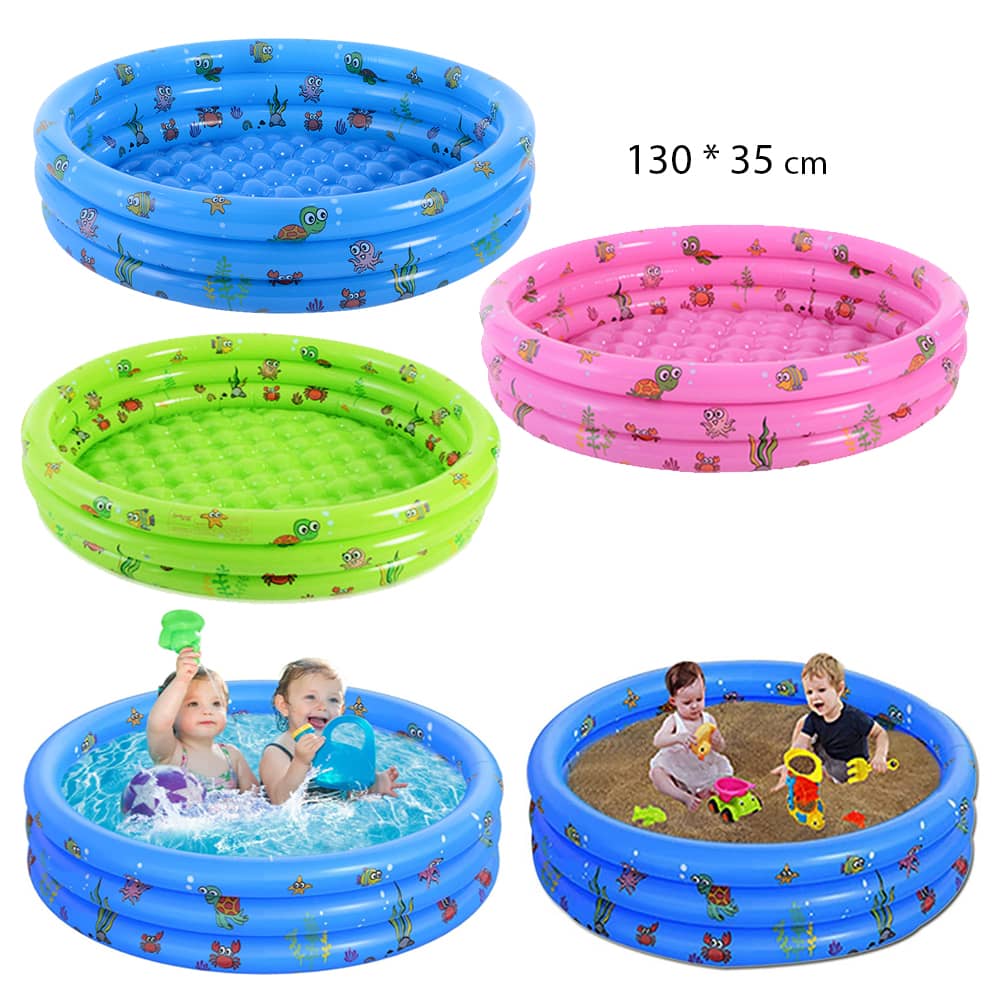 حوض سباحة مناسب للأطفال بطول 130 سم  وعرض 35 سم